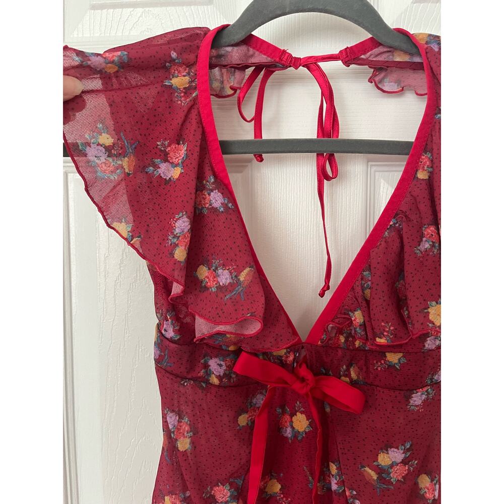 NWT We are HAH Butterfly Lingerie Bodysuit Coquette Fairy Whimsical Small $78 - Picture 9 of 14